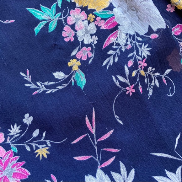 Merona Navy Floral Maxi Dress - Picture 13 of 13